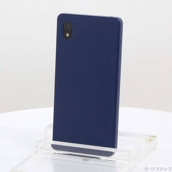 中古品〕 Xperia Ace III 64GB ブルー SOG08 au SIMフリー【352