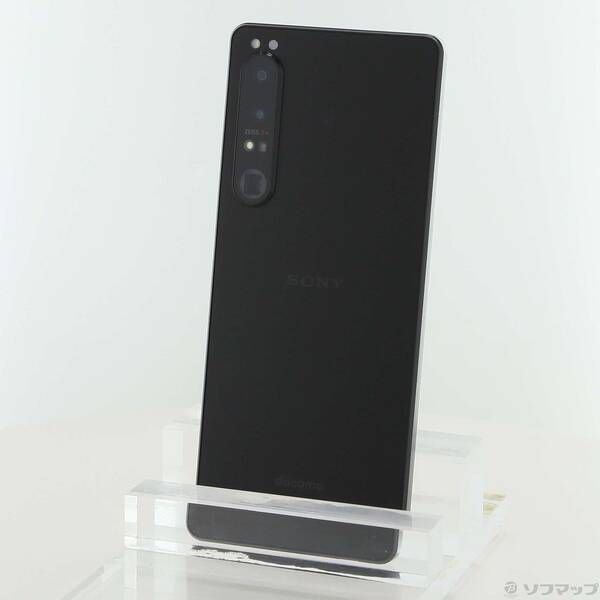 中古品〕 Xperia 1 IV 256GB ブラック SO-51C docomo SIMフリー【344