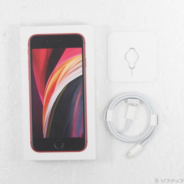 中古品〕 iPhone SE 第2世代 64GB プロダクトレッド MHGR3J／A SIM