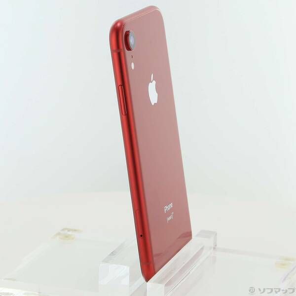中古品〕 iPhoneXR 64GB プロダクトレッド NT062J／A SIMフリー【344