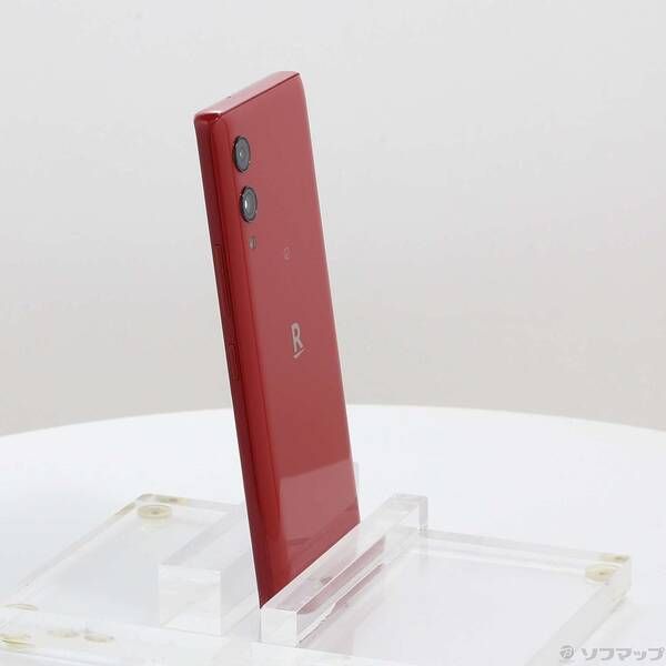 中古品〕 Rakuten Hand 5G 128GB クリムゾンレッド P780 楽天 SIM