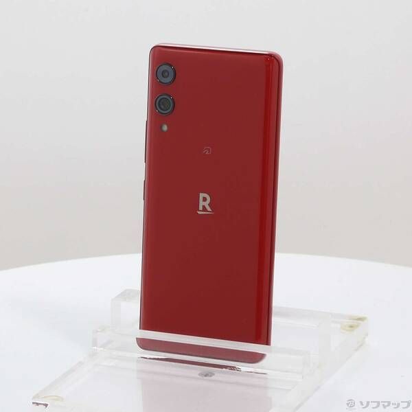 中古品〕 Rakuten Hand 5G 128GB クリムゾンレッド P780 楽天 SIM