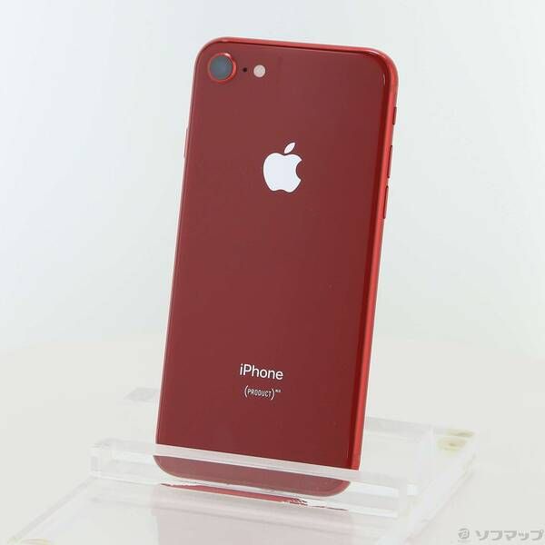 中古品〕 iPhone8 256GB プロダクトレッド MRT02J／A SIMフリー【198