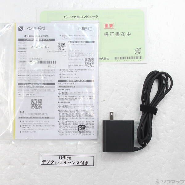  〔 〕 LAVIE SOL PC ムーンブラック 344 Windowsノート本体 ノートPC