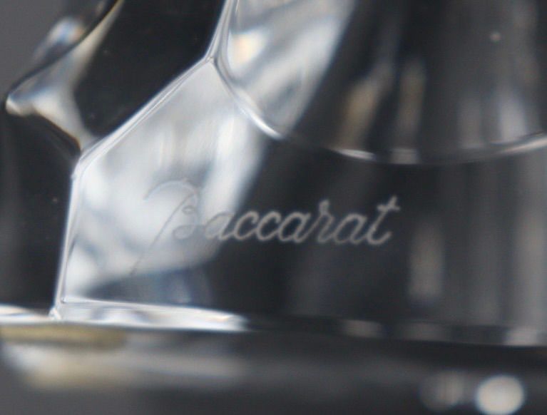 バカラ Baccarat 鷲 クリスタル 置物 イーグル ファルコン ハヤブサ 鳥