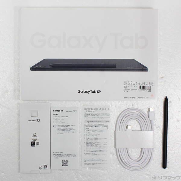  〔 品〕 Galaxy Tab S 9 128 GB グラファイト SM Wi Fi 344 Androidタブレット本体 タブレット