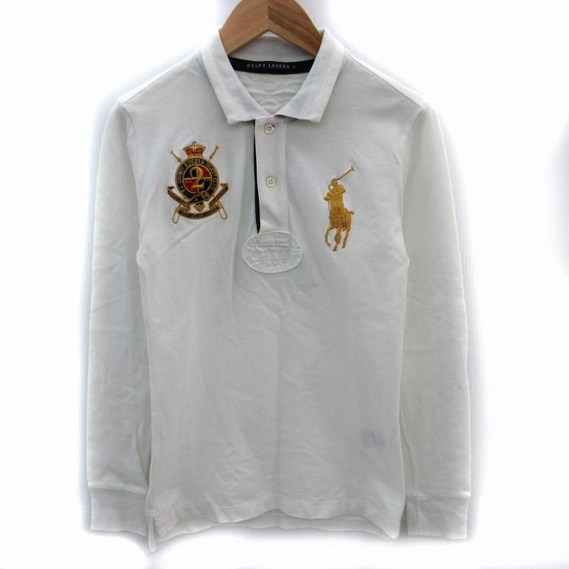 ラルフローレン RALPH LAUREN ポロシャツ 長袖 ビッグポニー ロゴ刺繍