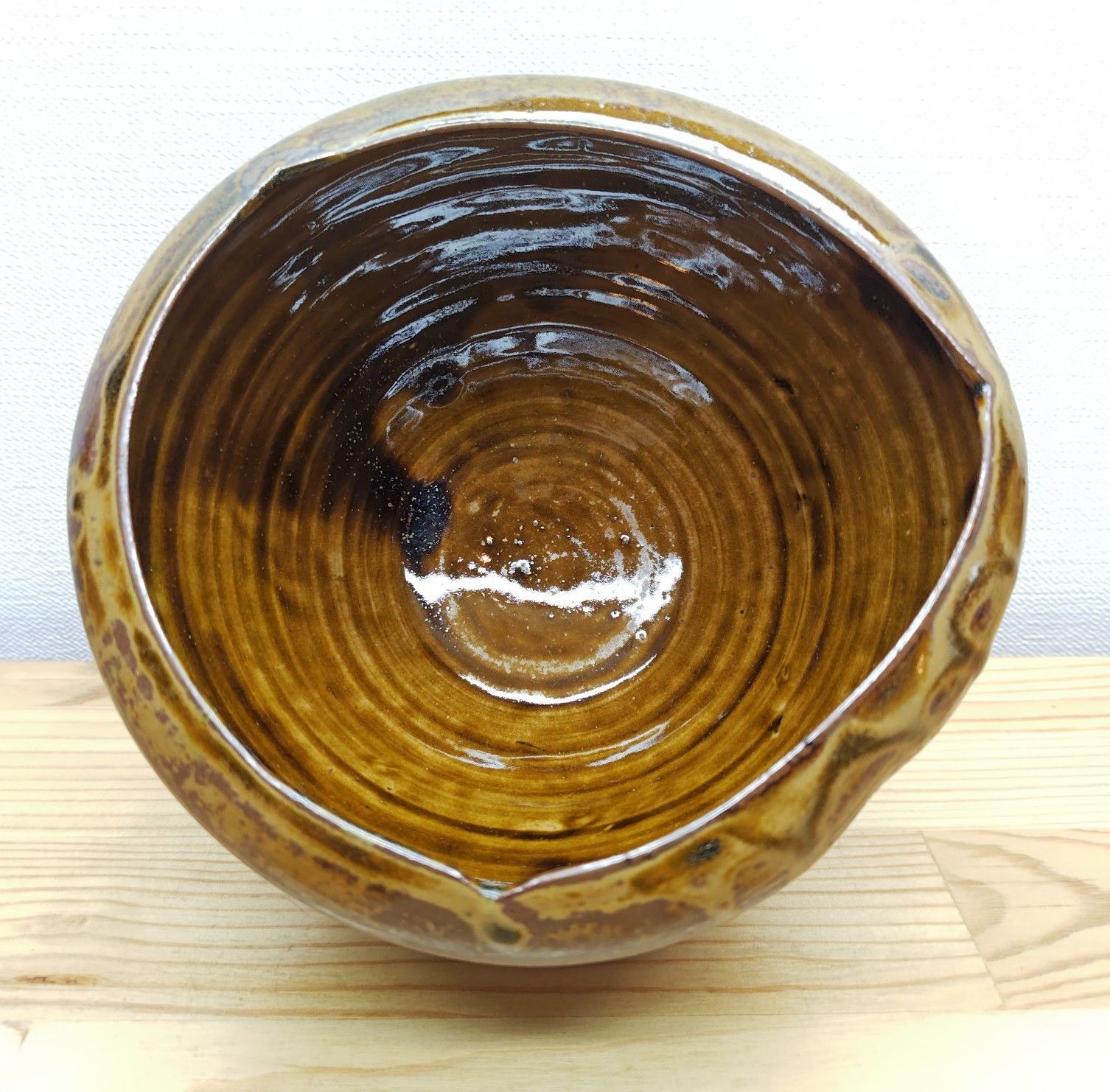 逢絢亭】茶道具 建水 高取焼 口寄建水 13代亀井味楽作 14代亀井味