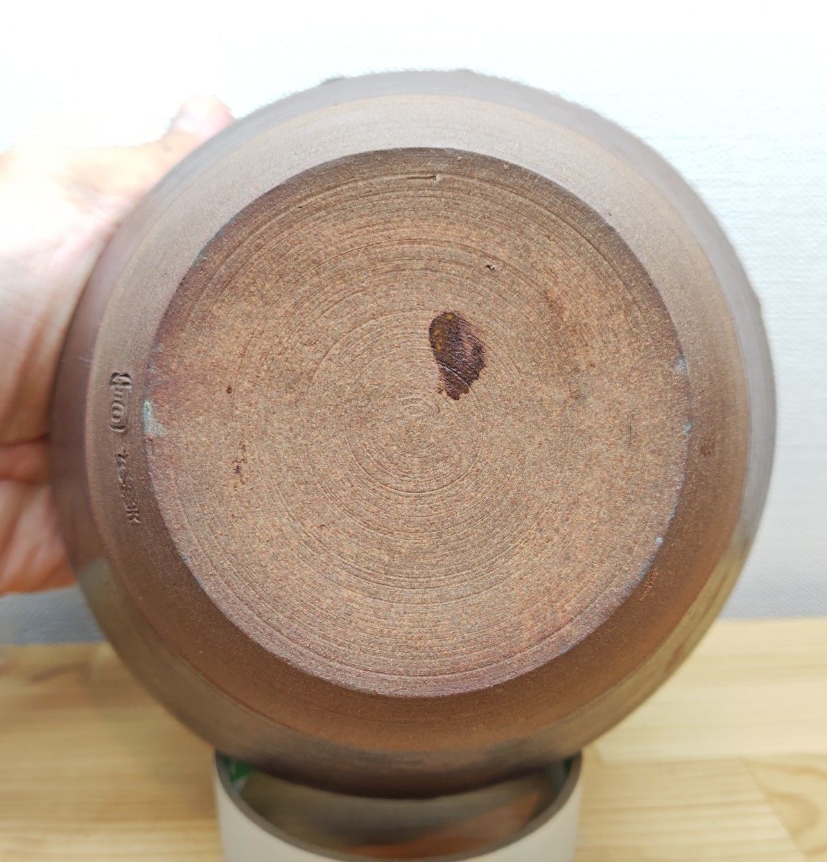 逢絢亭】茶道具 建水 高取焼 口寄建水 13代亀井味楽作 14代亀井味