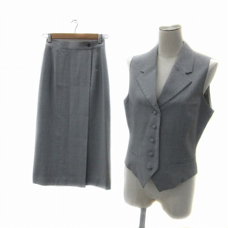 スキャパ SCAPA セットアップ 上下 ジャケット ベスト ミドル丈