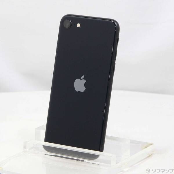 iPhone SE (第3世代) ブラック 64GB 中古美品 中古品〕 iPhone SE 第3世代 64GB ミッドナイト MMYC3J／A SIMフリー