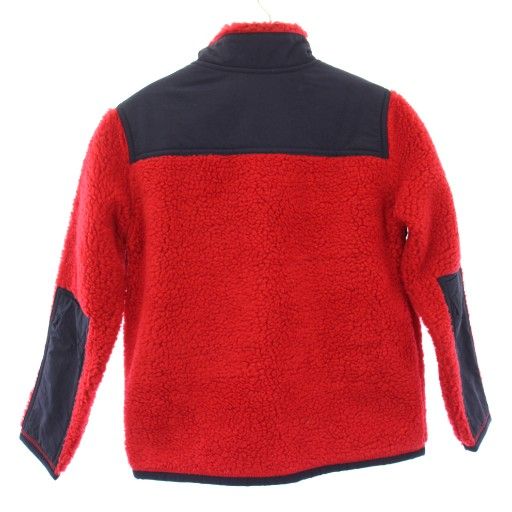 ポロ ラルフローレン POLO RALPH LAUREN ボア フリースジャケット 刺繍 ジップアップ アウター 7 赤 紺 TK