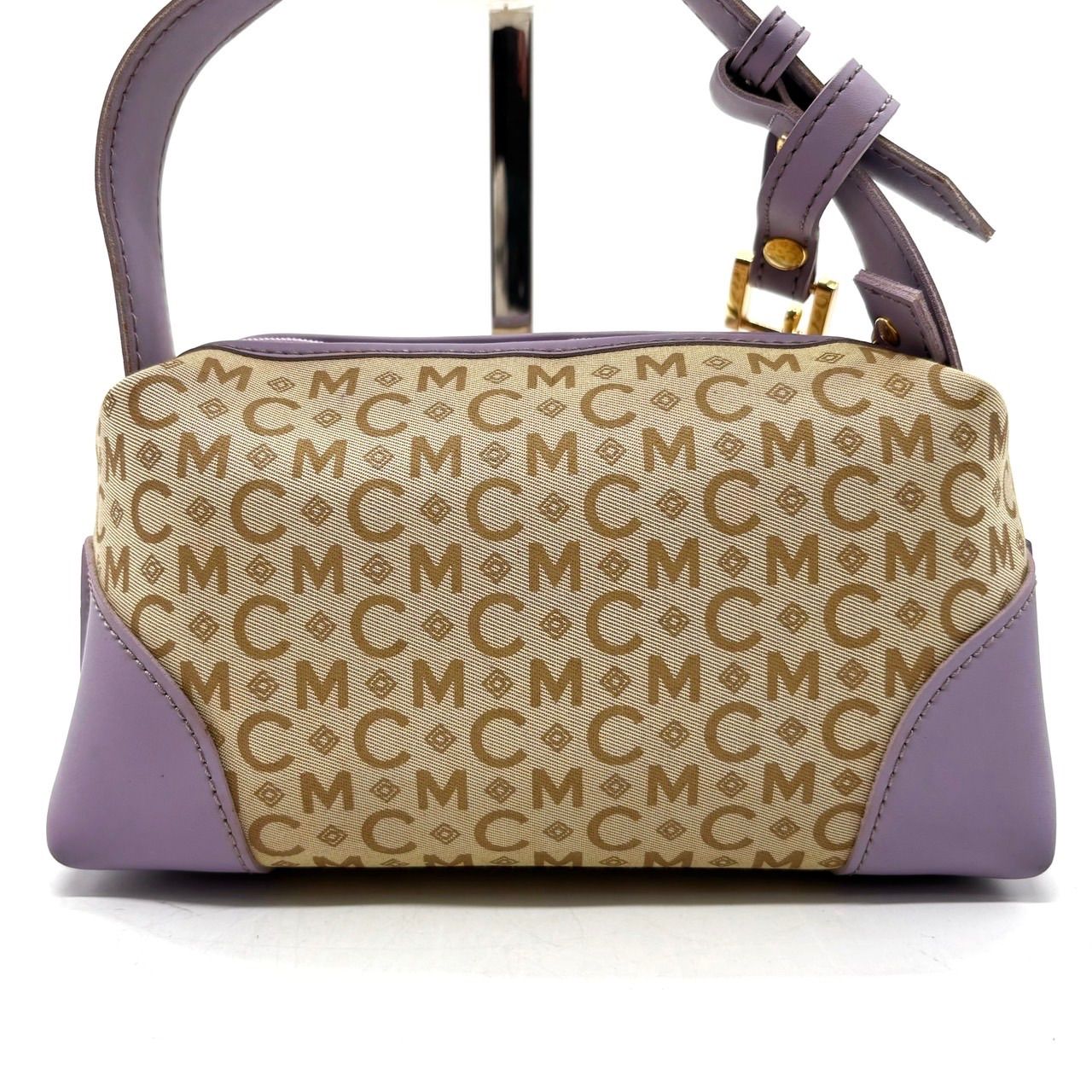 良品】 2点セット MCM エムシーエム ハンドバッグ アクセサリーポーチ 