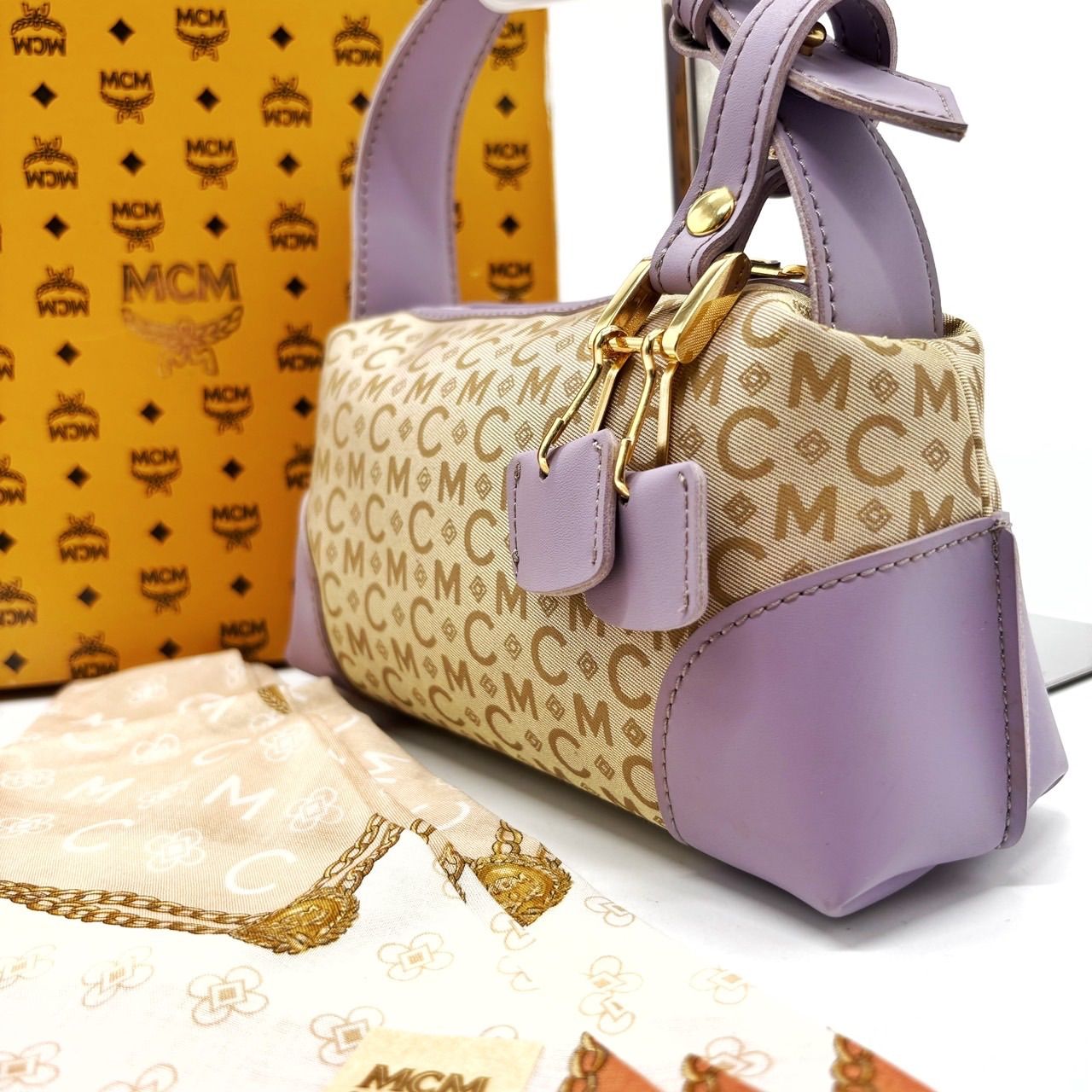 良品 ✨ 2点セット MCM エムシーエム ハンドバッグ アクセサリーポーチ