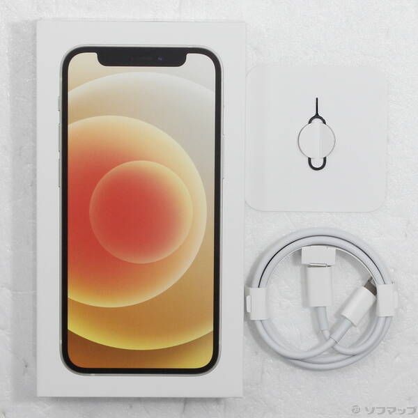 iPhone12mini 128GB ホワイト SIMフリー MGDM3 J/A 品〕 iPhone12 mini 128GB ホワイト MGDM3J／A SIMフリー【344