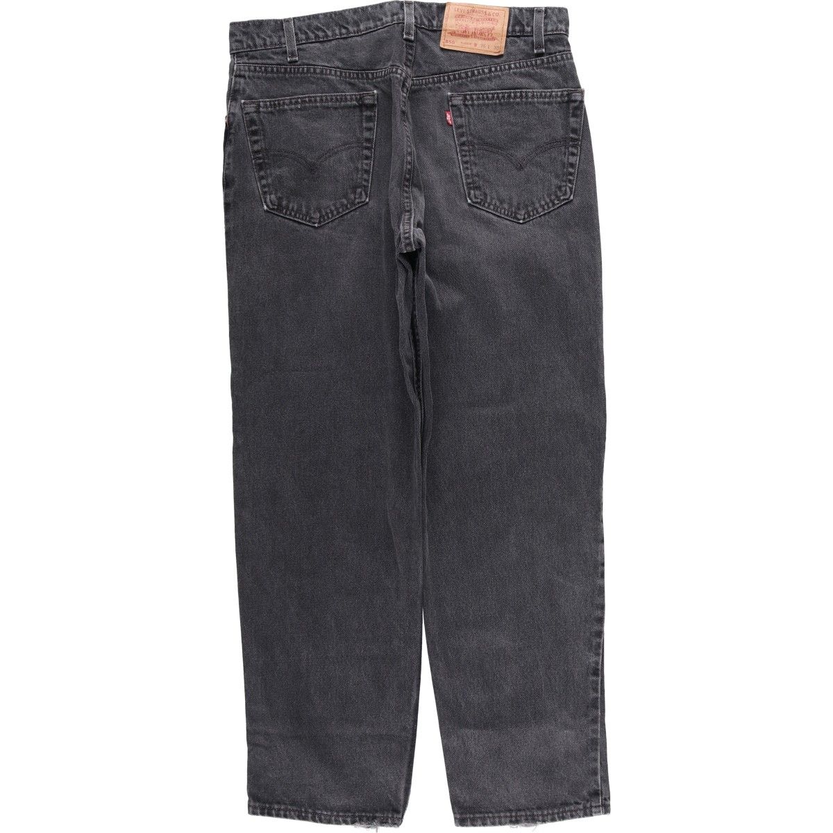 古着 90年代 リーバイス Levi s 550 0260 RELAXED FIT ブラックデニム テーパードデニムパンツ メンズw 35相当 evb 030887