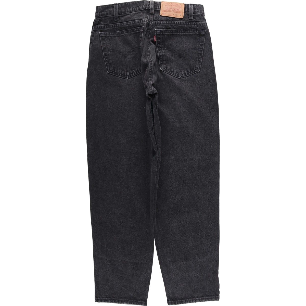 古着 90年代 リーバイス Levi s 00560 0260 LOOSE FIT TAPERED LEG ブラックデニム テーパードデニムパンツ evb 030888