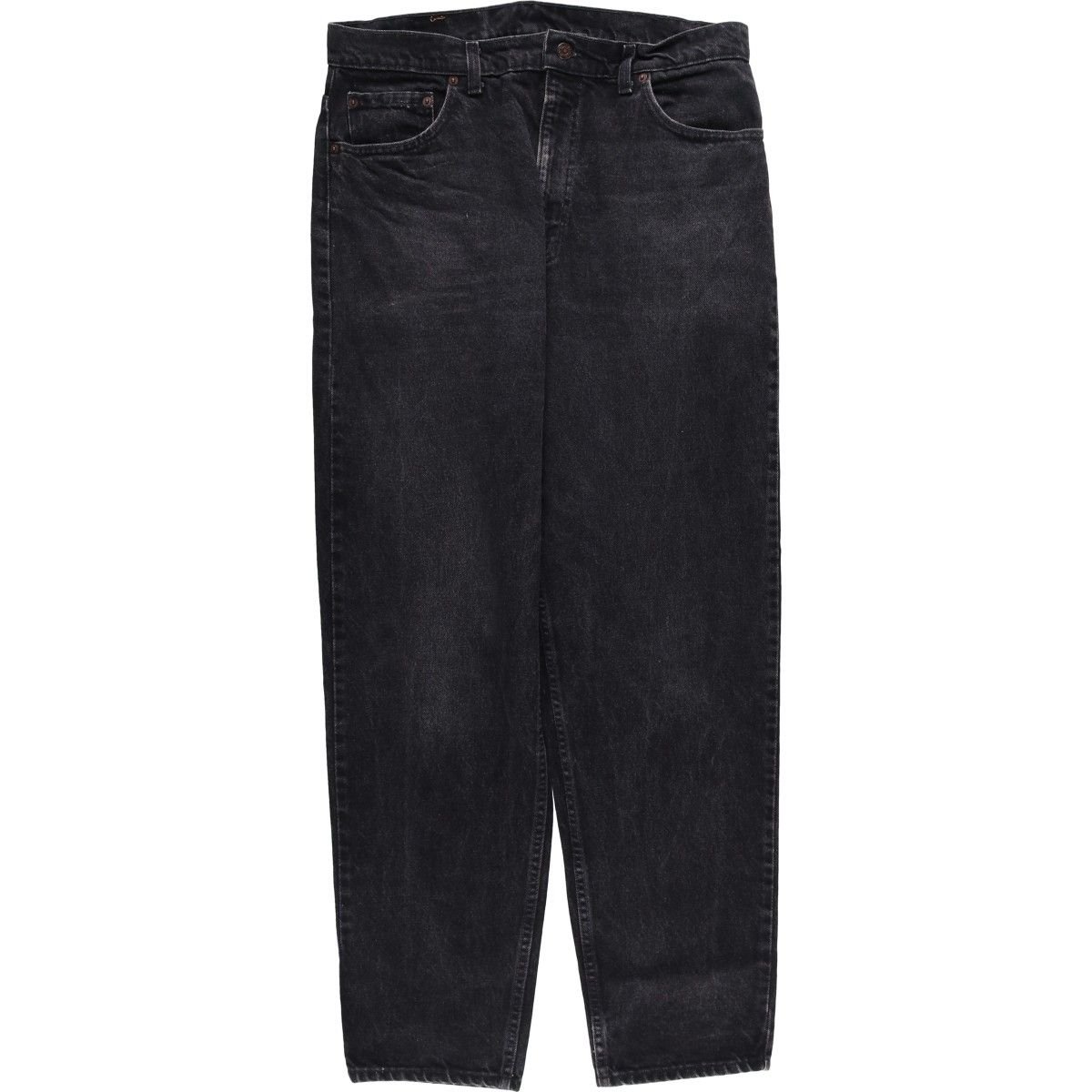 古着 90年代 リーバイス Levi s 550 ブラックデニム テーパードデニムパンツ メンズw 35相当 ヴィンテージ evb 030889