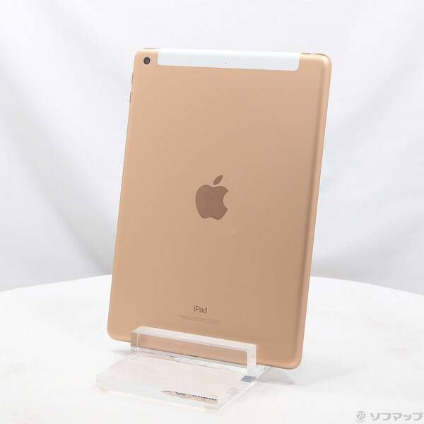 〔 品〕 iPad 第6世代 32 GB ゴールド NRM 02 J A auロック解除SIMフリー 262
