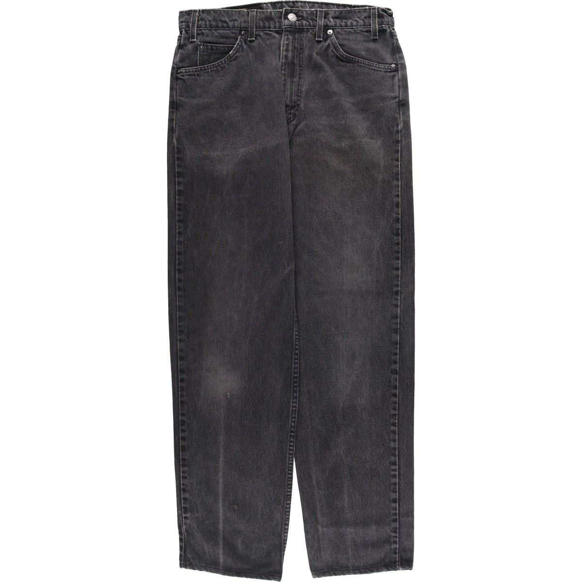 古着 90年代 リーバイス Levi s 40550-4159 RELAXED FIT オレンジタグ ブラックデニム テーパードデニムパンツ evb 030894