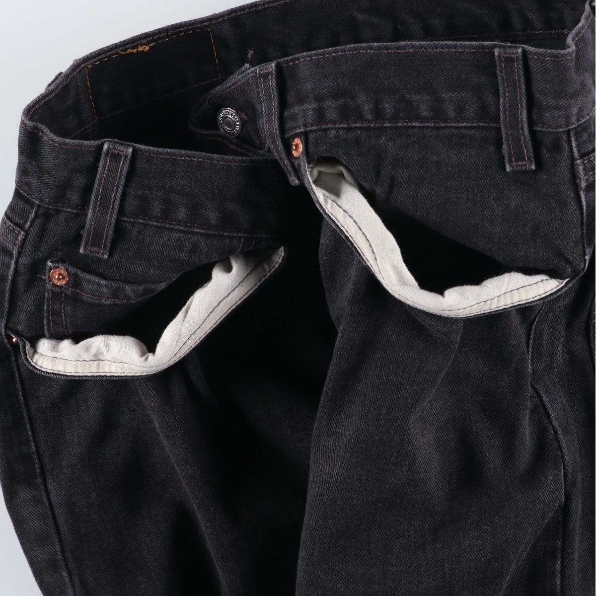  古着 90年代 リーバイス Levi s 550 0260 RELAXED FIT ブラックデニム テーパードデニムパンツ メンズw 36相当 evb 030886 その他 メンズ
