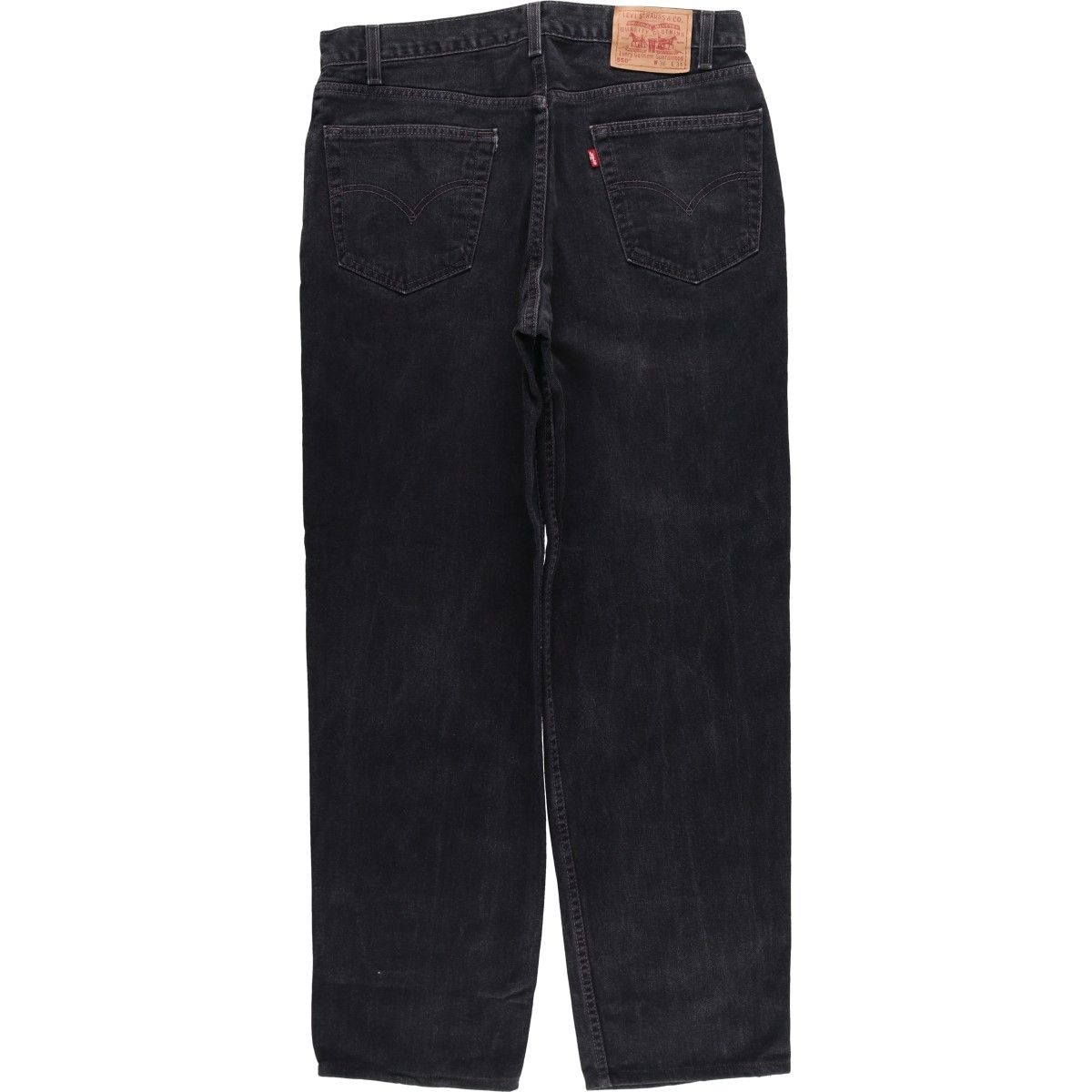 古着 90年代 リーバイス Levi s 550 0260 RELAXED FIT ブラックデニム テーパードデニムパンツ メンズw 36相当 evb 030886