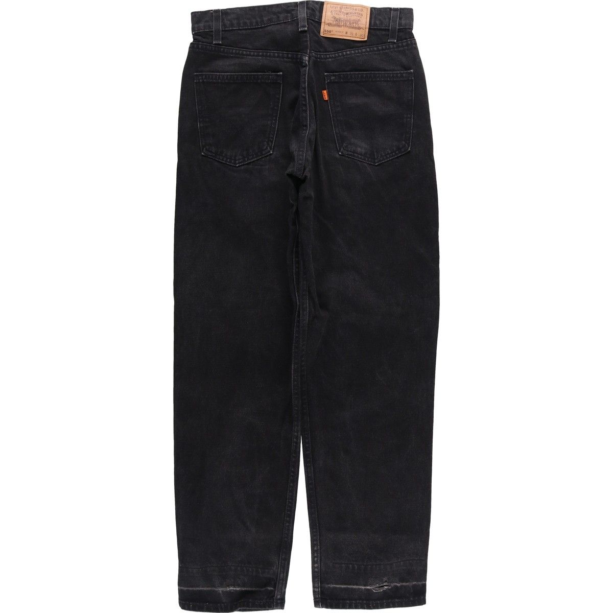 古着 90年代 リーバイス Levi s 40550 4159 RELAXED FIT オレンジタグ ブラックデニム テーパードデニムパンツ evb 030892