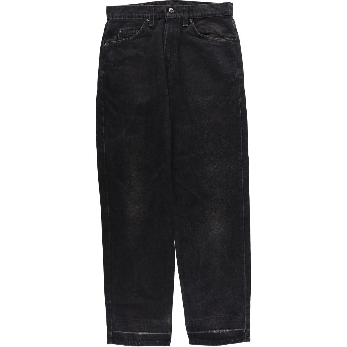 古着 90年代 リーバイス Levi s 40550 4159 RELAXED FIT オレンジタグ ブラックデニム テーパードデニムパンツ evb 030892