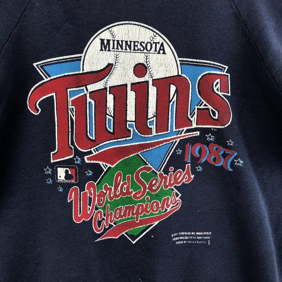 古着 90年代 フルーツオブザルーム FRUIT OF THE LOOM MLB MINNESOTA