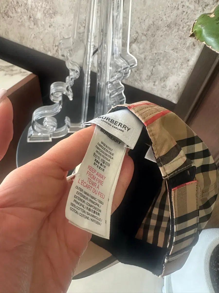  バーバリー キッズ ヴィンテージ チェック ボールキャップ L その他 帽子