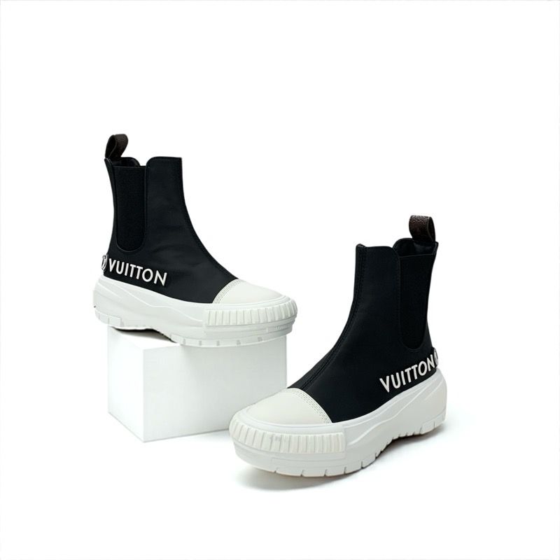 ルイヴィトン LOUIS VUITTON スクァッドライン モノグラム ブーツ