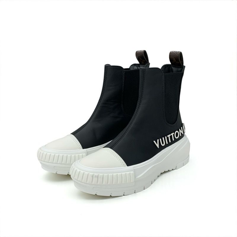 ルイヴィトン LOUIS VUITTON スクァッドライン モノグラム ブーツ