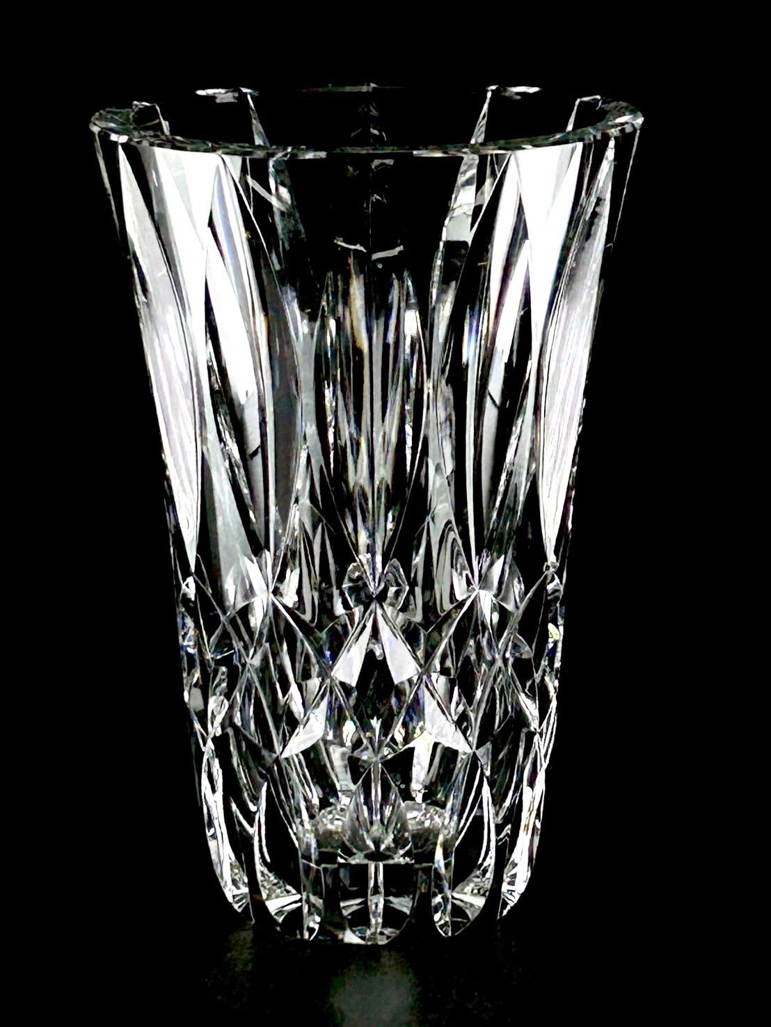 計測【幽玄】saint louis サンルイ 花瓶 クリスタル ガラス - メルカリ