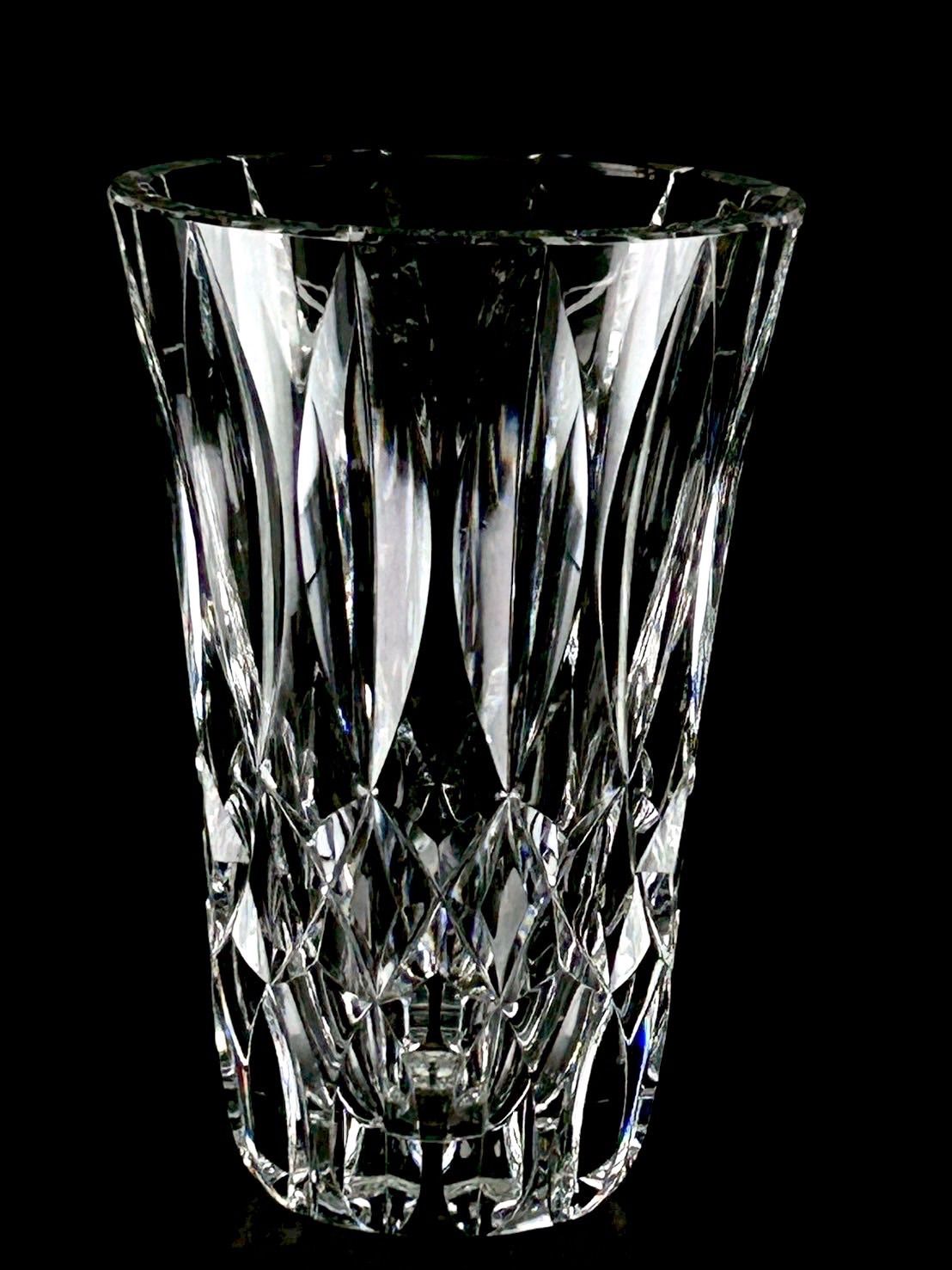 計測【幽玄】saint louis サンルイ 花瓶 クリスタル ガラス - メルカリ