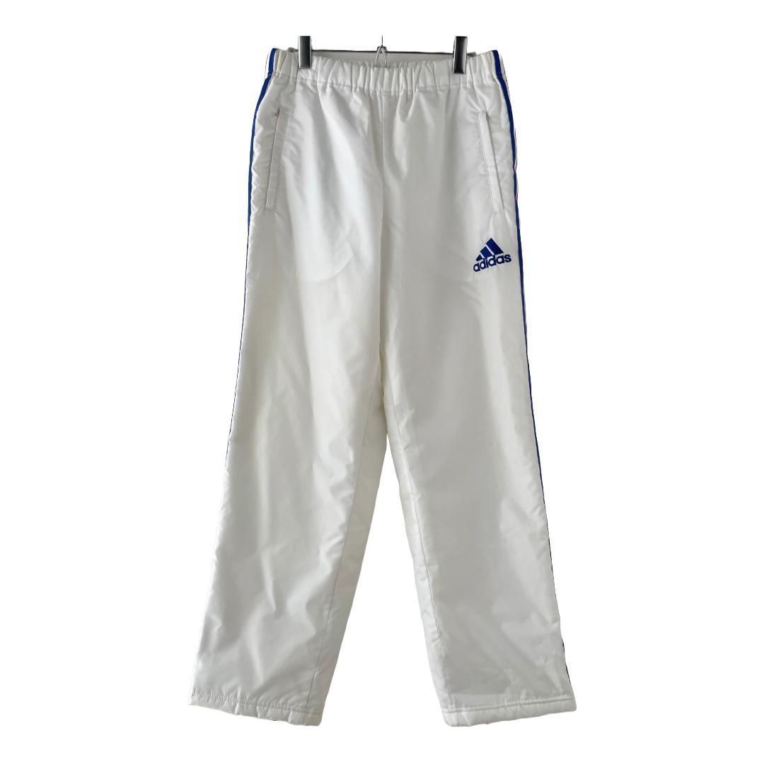 90s adidas ナイロンパンツ デサント 刺繍 トリコロール 中綿 - メルカリ