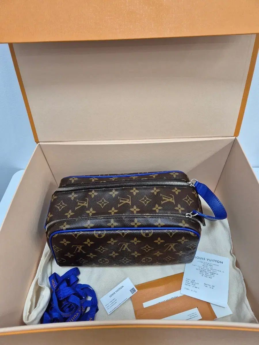 Louis Vuitton ドップ キット KIT ブルー M 12642