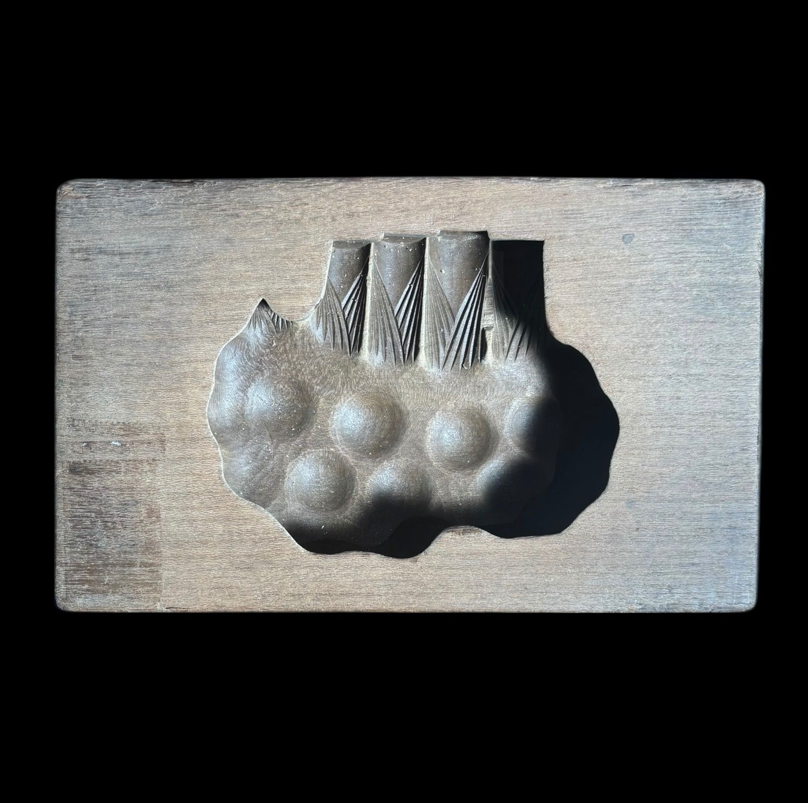 菓子型 生姜 落雁 木型 木枠 和菓子 しょうが 型 お菓子 彫刻 伝統