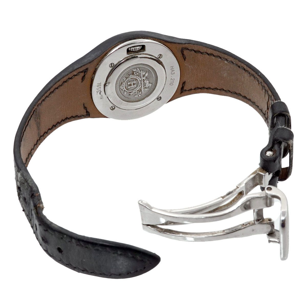 エルメス HERMES アーネ HA3 210 レディース 腕時計 デイト ホワイト