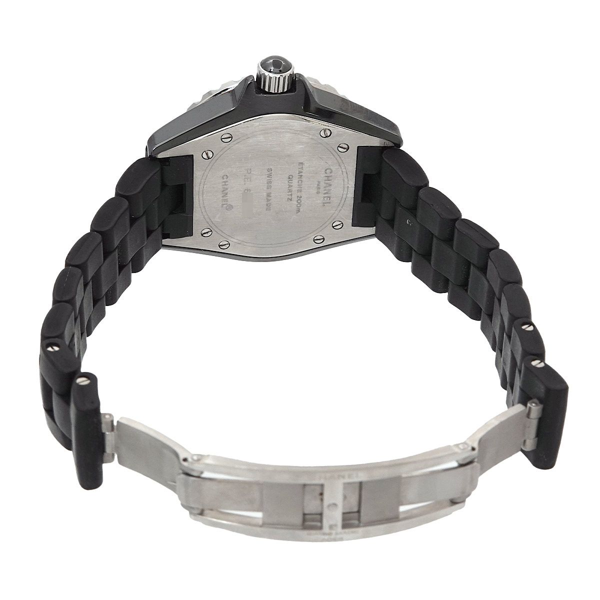 シャネル CHANEL J12 33mm H0681 レディース 腕時計 デイト ブラック