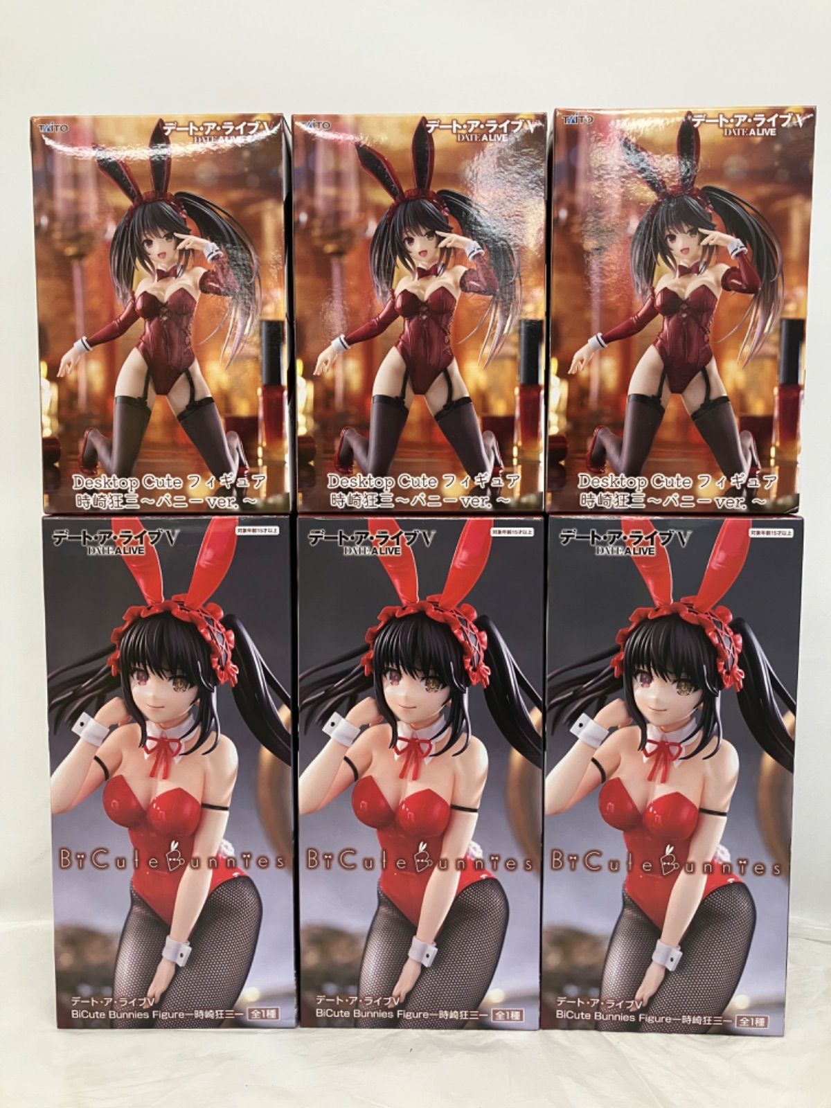 未開封 デートアライブ 時崎狂三 フィギュア Desktop Cute バニー