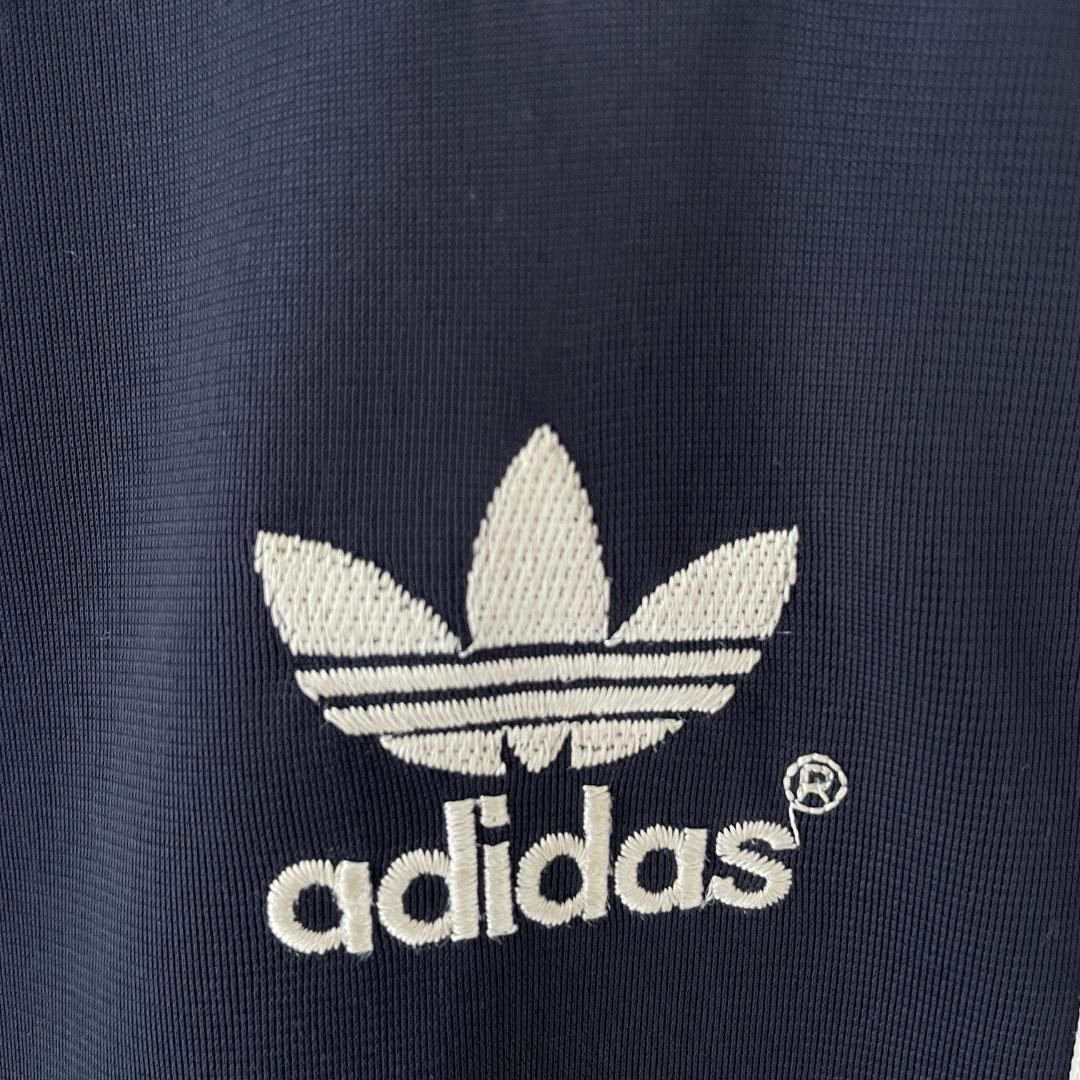 old adidas トラックパンツ 80s トレフォイル刺繍 万国旗 希少 - メルカリ