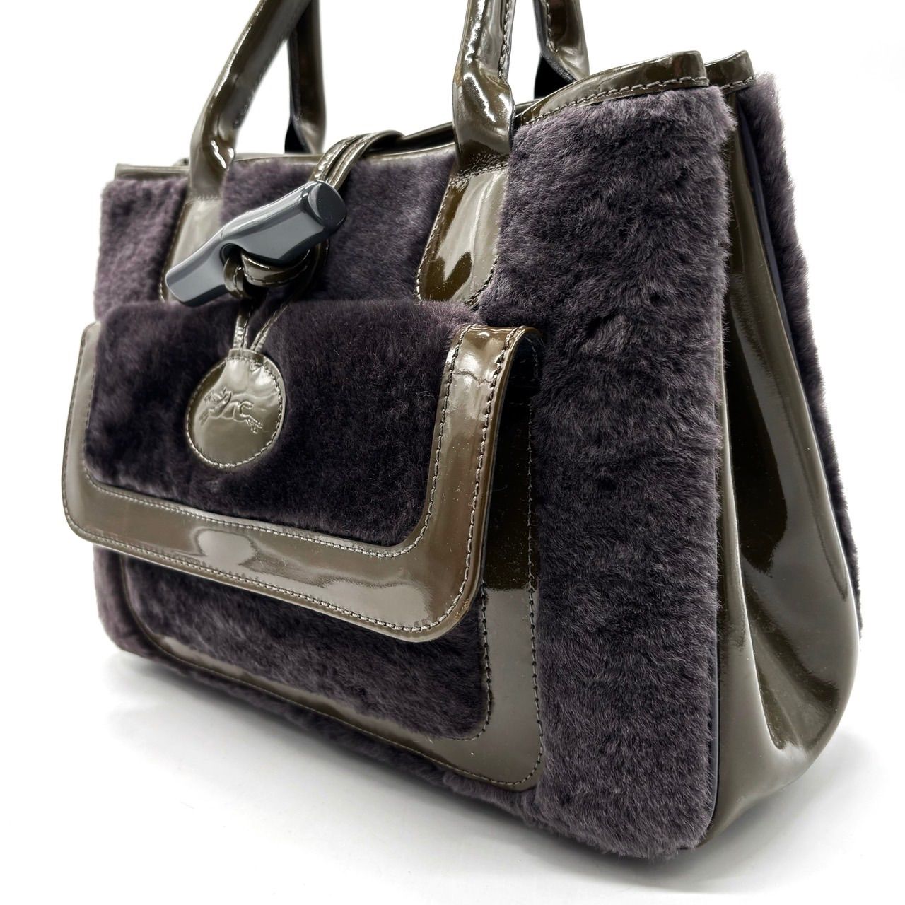 良品】 Longchamp ロンシャン トートバッグ ハンドバッグ ショルダー 