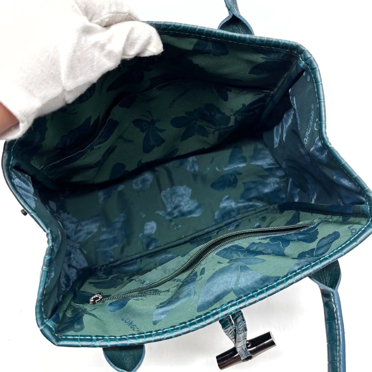 良品】 Longchamp ロンシャン ロゾ トートバッグ ハンドバッグ 