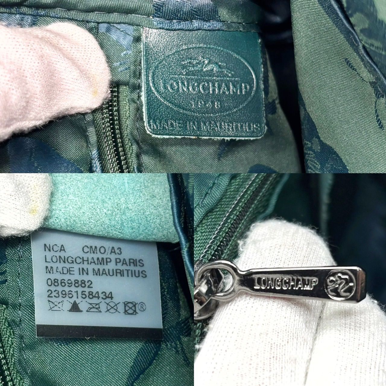 良品】 Longchamp ロンシャン ロゾ トートバッグ ハンドバッグ 