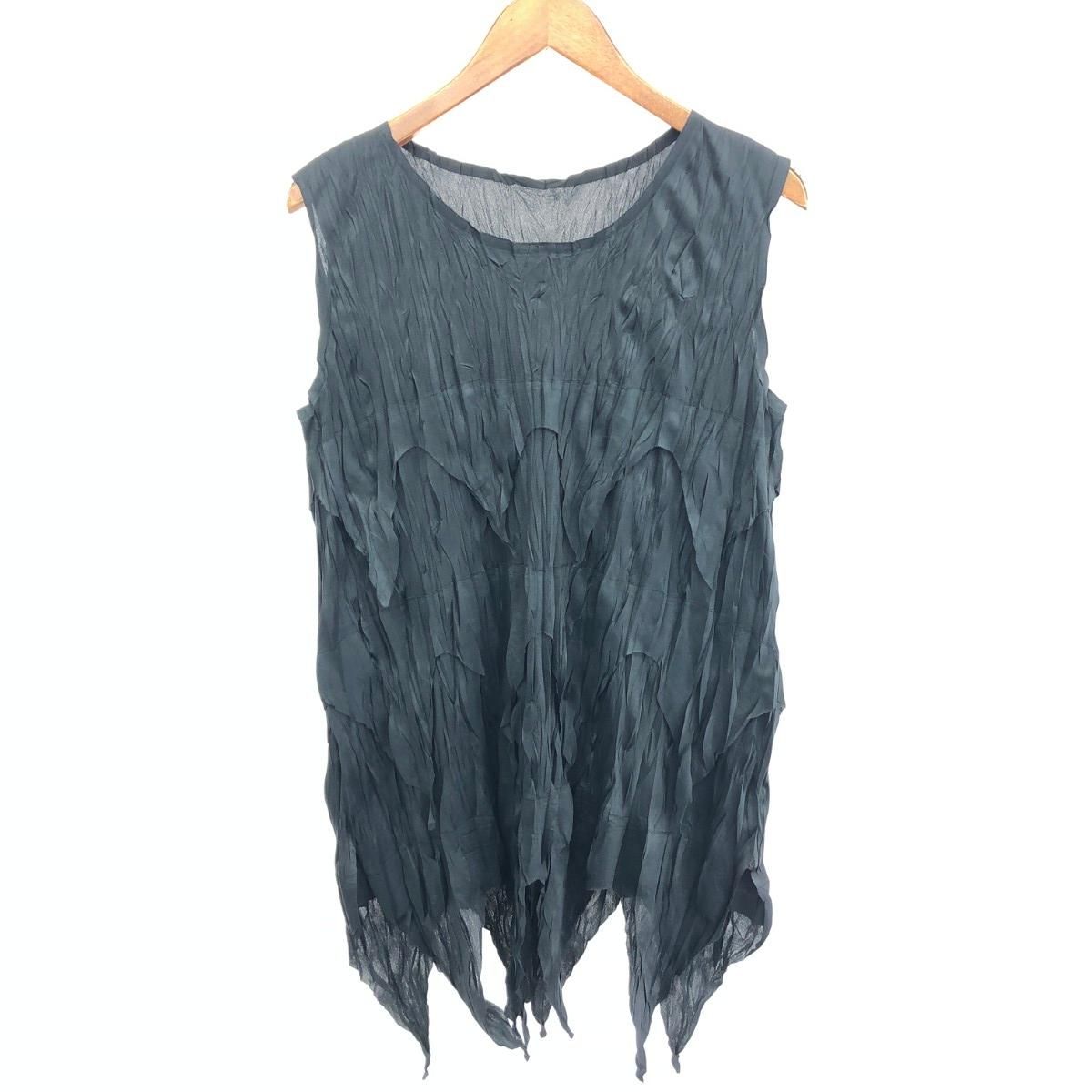 PLEATS PLEASE プリーツプリーズ ノースリーブカットソー ISSEY MIYAKE