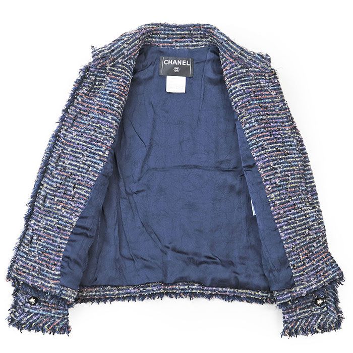 美品】CHANEL シャネル ジャケット スターボタン ツイード 05A P26321