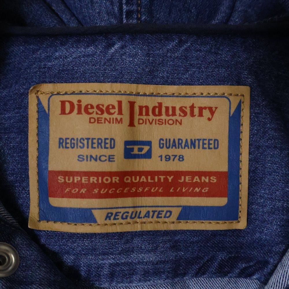 DIESEL (ディーゼル) 24SS D-DEWNY-HOOD-S1 フーデッド フロントボタン
