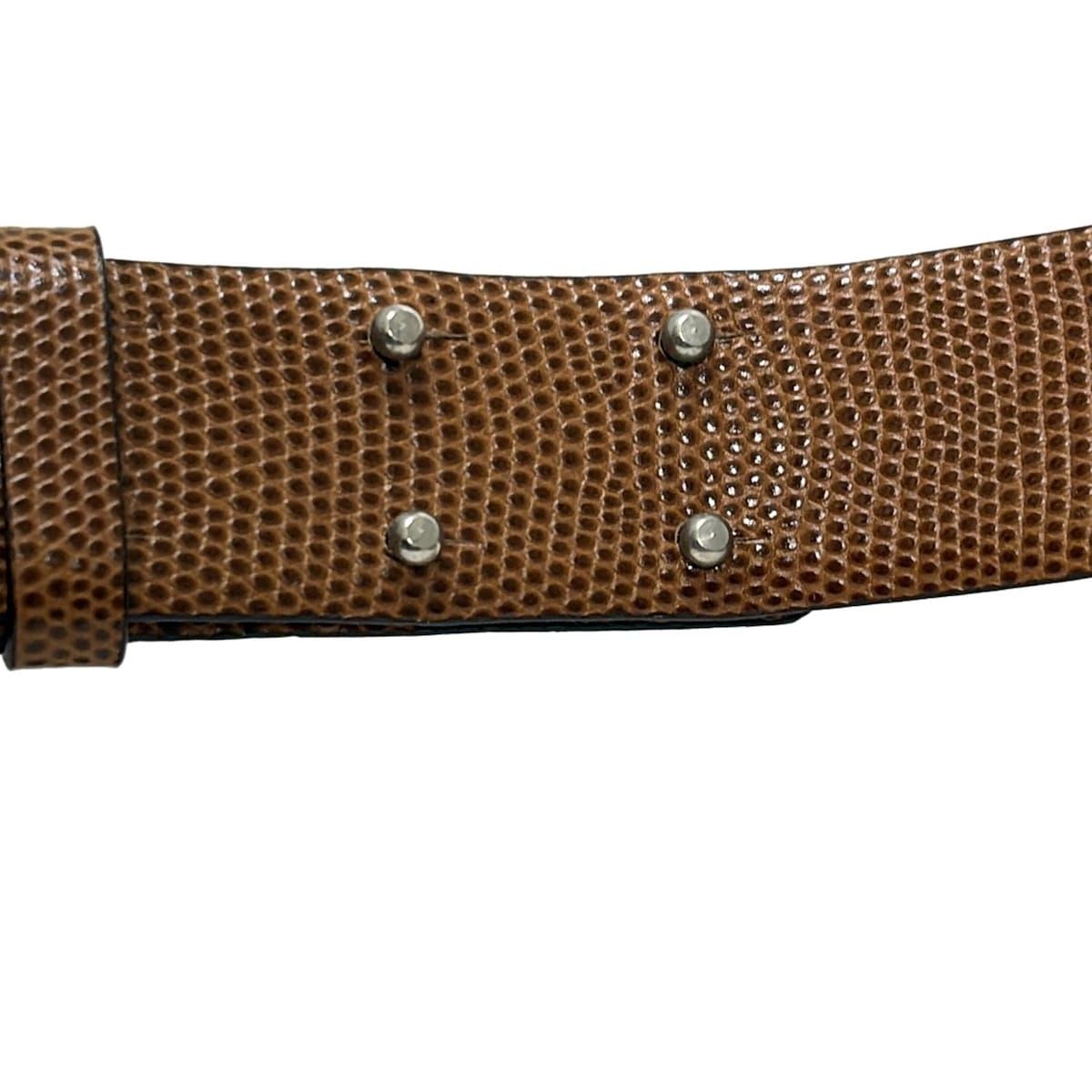 DSQUARED2(ディースクエアード) ベルト M - ライトブラウン×ダーク