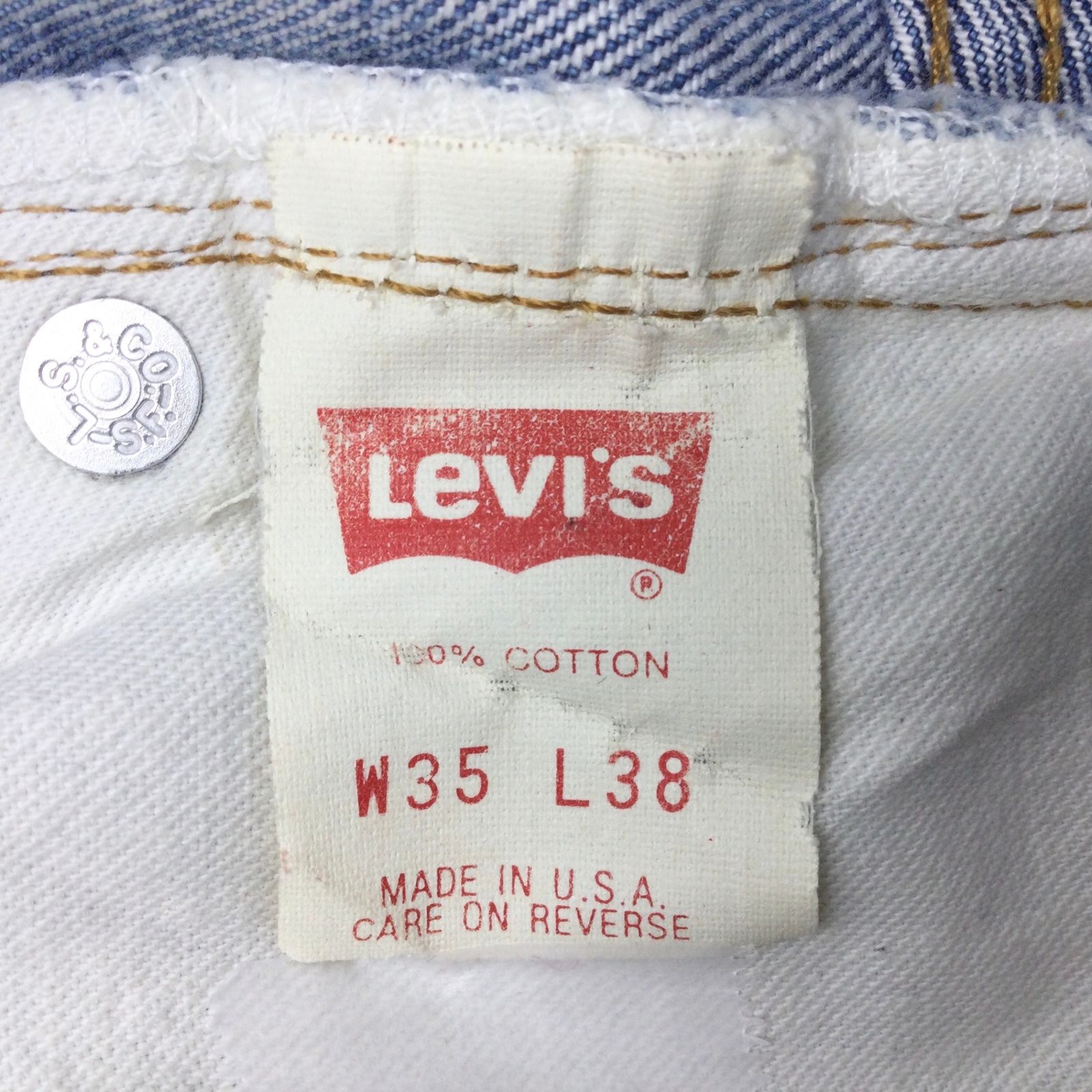 12026 【90s】 Levi's デニムパンツ 501 ボタン裏555 USA製 バレンシア