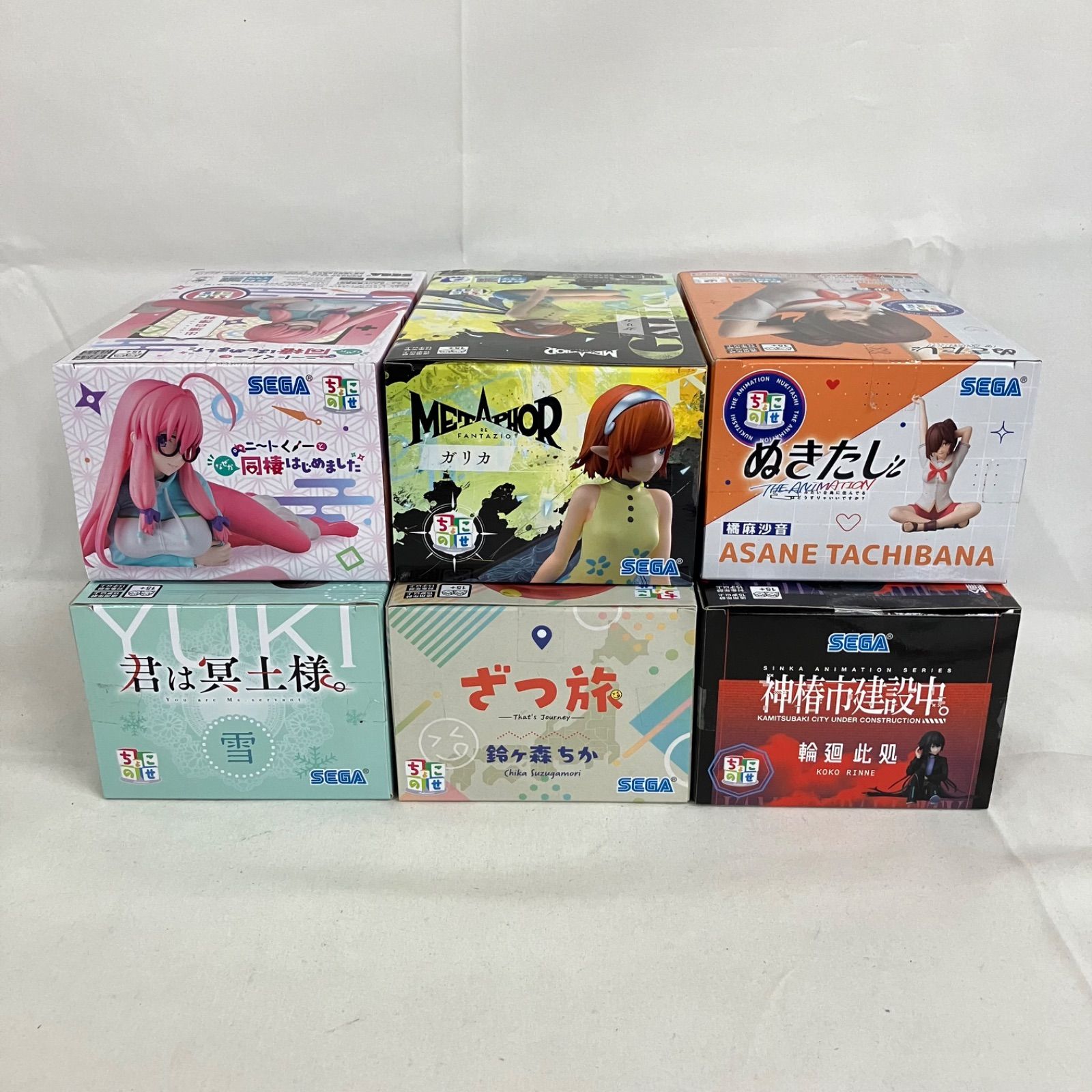 未開封 美少女 ちょこのせ フィギュア まとめ 6個セット SFQ038 c107